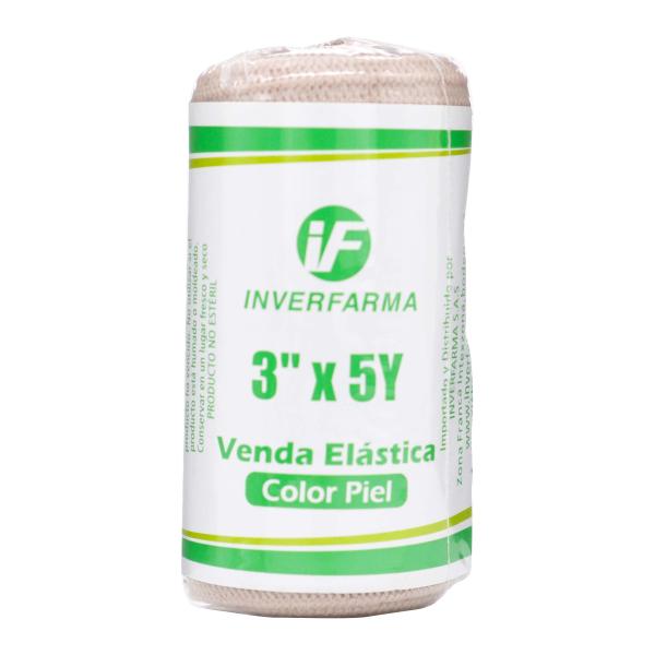 VENDA ELASTICA COLOR PIEL 3X5 INVERFARMA