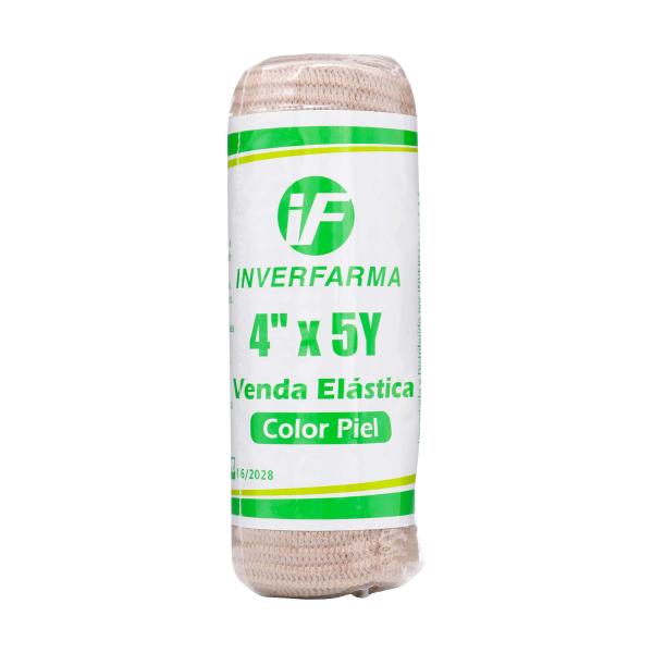 VENDA ELASTICA COLOR PIEL 4X5 INVERFARMA