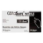 GUANTE NITRILO ALFA NEGRO T M 100 UND