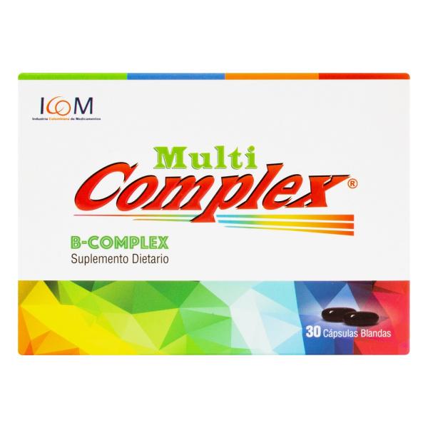 MULTICOMPLEX B-COMPLEX 30 CAP.BLAN ICOM