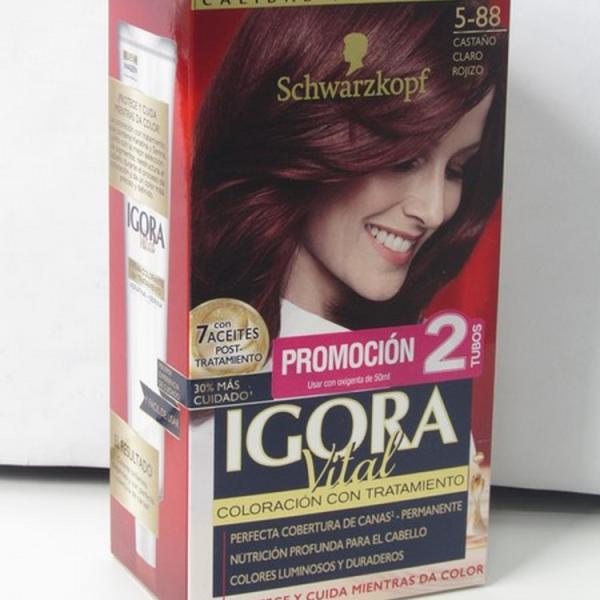 IGORA VITAL D.TUBO 5-88 CAS.CLARO ROJIZO