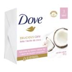 3 JAB.DOVE LECHE DE COCO 90 GR