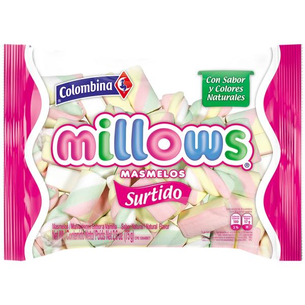 MASMELOS MILLOWS SURTIDO 75 GR