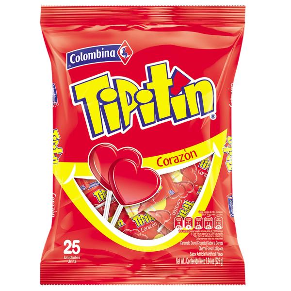 COLOMBINA TIPITIN CORAZON 25 UND