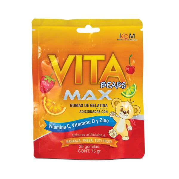 GOMAS VITA BEARS MAX 75GR 25 UND ICOM