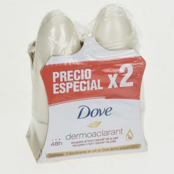 2 DTE.DOVE ROLLON TONO UNIF.CAL.50ML P.E
