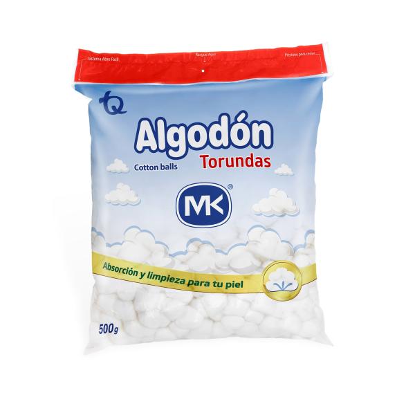 ALGODON POMOS HOSPITALARIO 500 GR MK