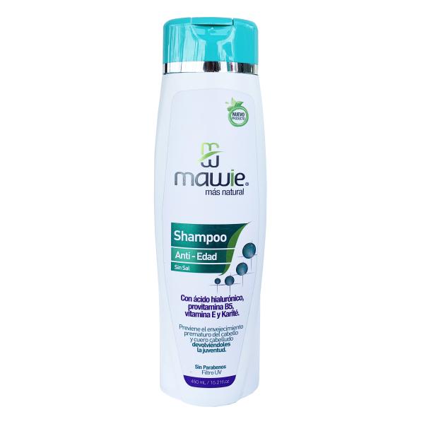 CHAMPU MAWIE ANTIEDAD SIN SAL 450 ML