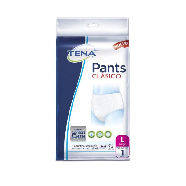 PAN.TENA PANTS CLASICO LARGE 1 UNIDAD