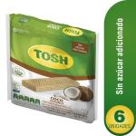 GALLETA TOSH WAFER MULTICEREAL COCO 6UND