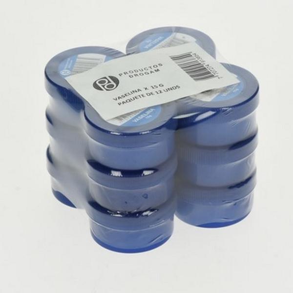 VASELINA DROGAM 15 GR 12 UND