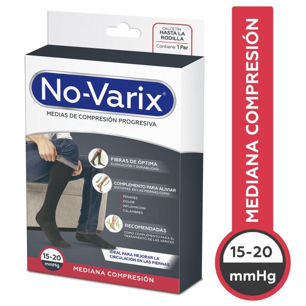CALCET HOMB NOVARIX 15-20MMHG.NEGRO T.S