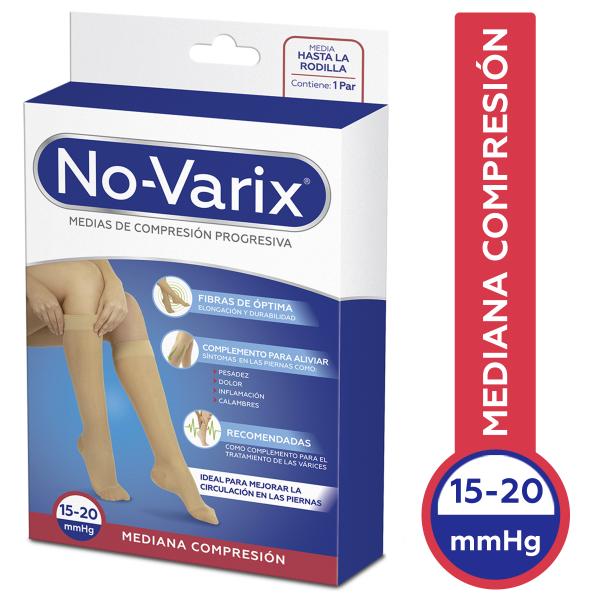 MEDIA MUJ NOVARIX 15-20 MMHG BEIGE T.M