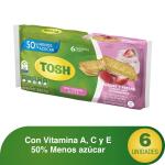 GALLETAS TOSH YOGURT FRESA 6 UND
