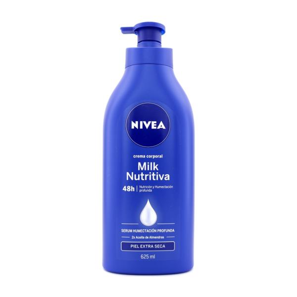 CREMA NIVEA BODY MILK NUTRITIVA 625 ML