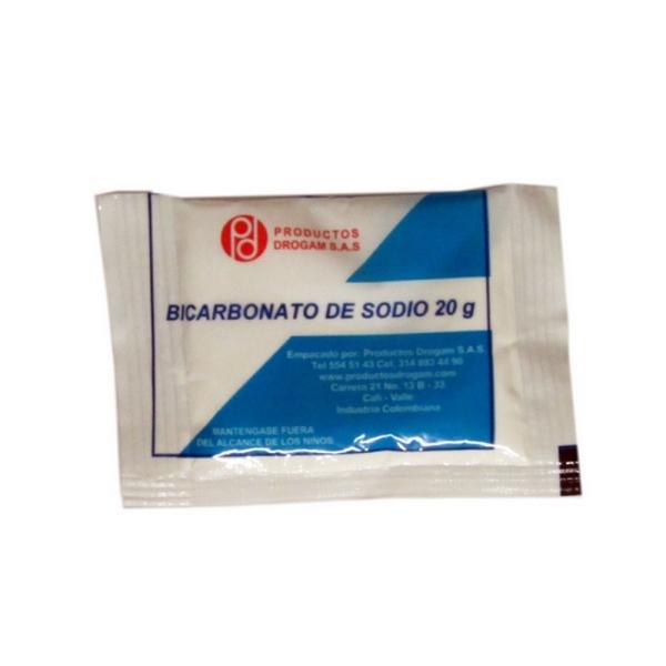 BICARBONATO DE SODIO 20 GR 24 SBS DROGAM
