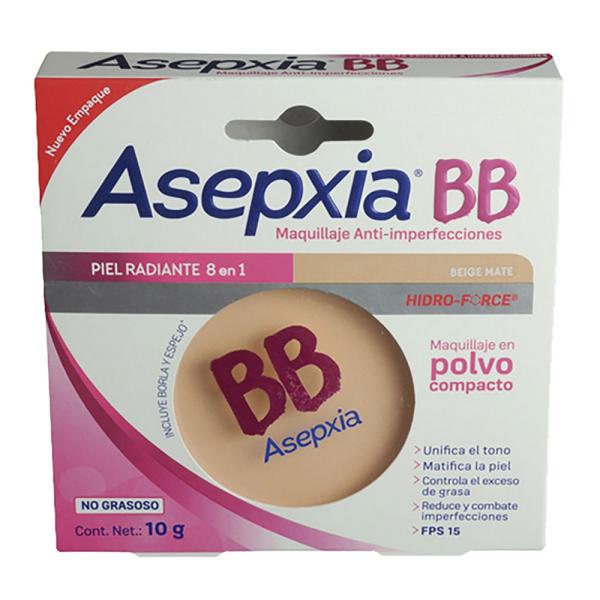 POLVO COMP.ASEPXIA BB BEIGE MATE(SF)