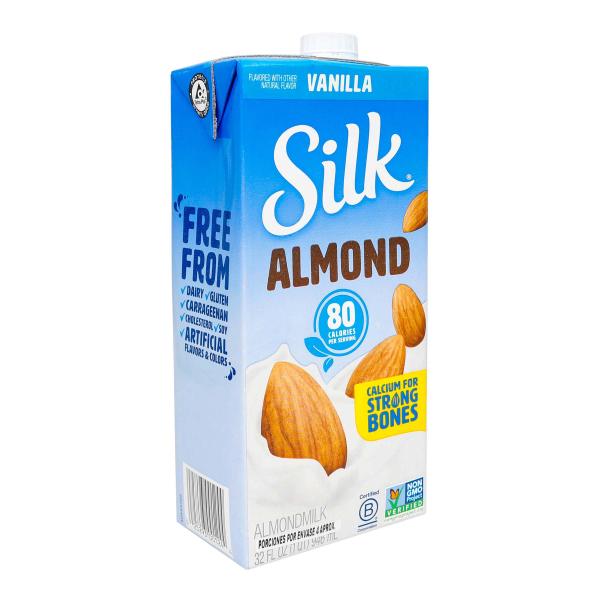 LECHE DE ALMENDRA SILK VAINILLA 946 ML