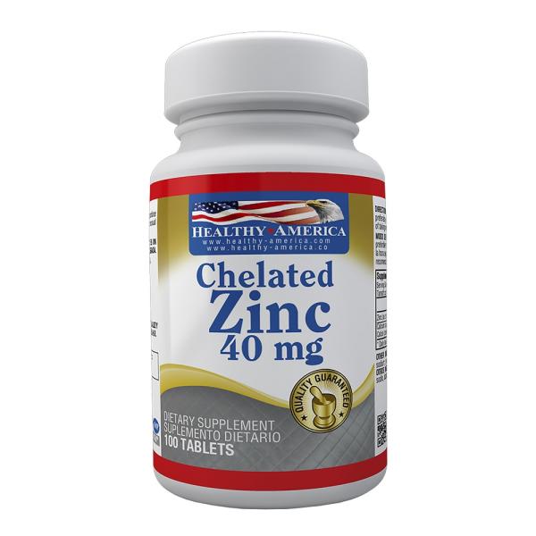 CHELATED ZINC 40 MG 100 TABLETAS