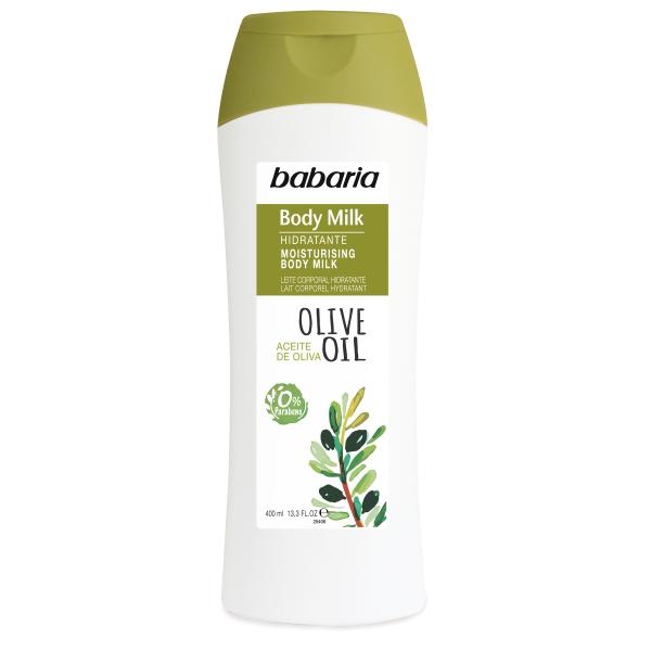 CRE.BABARIA BODY MILK ACEITE OLIVA 400ML