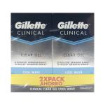 2 DTE.GILLETTE CLINI.GEL COOL WAVE 45GR