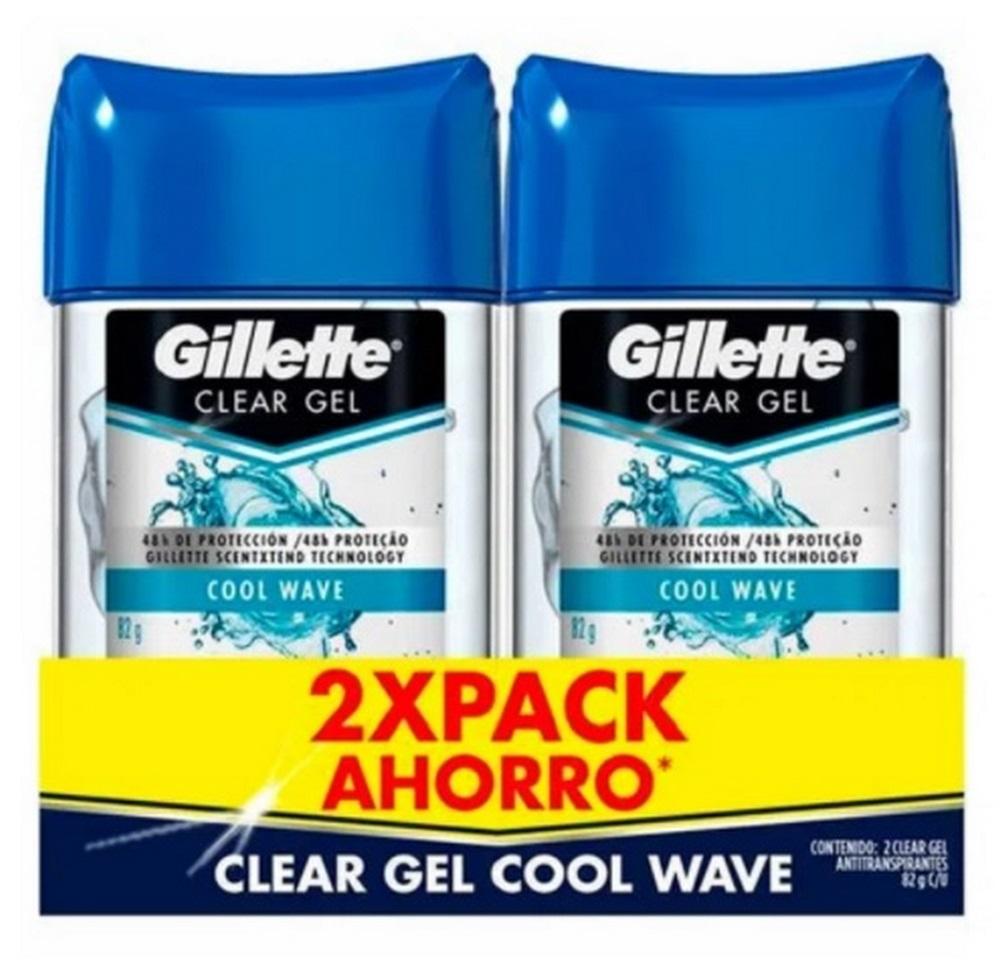 2 DTE.GILLETTE GEL COOL WAVE 82 GR