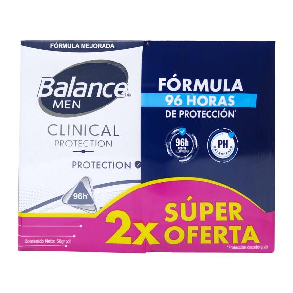 2 DTE.BALANCE CREM.CLIN.PROT.50GR H