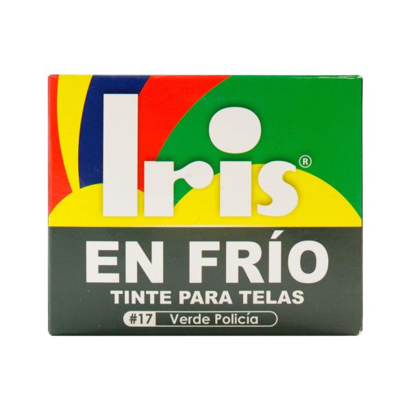 TINTE IRIS EN FRIO VERDE POLICIA 25 GR