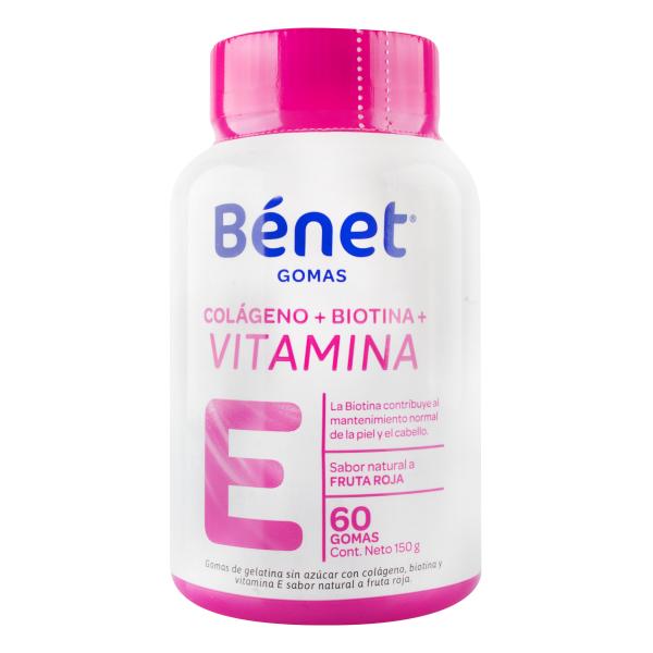 GOMAS BENET COLAGE+SELENIO+VIT.A 60 UNDS