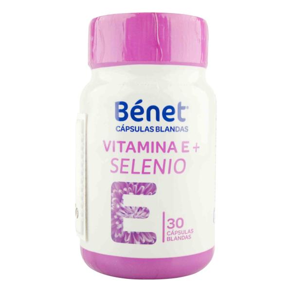 BENET VIT.E+SELENIO 30 CAPSULAS BLANDAS