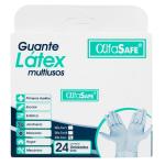 GUANTE EXAMEN ALFA LATEX 24 UDS L