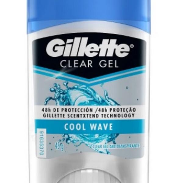 DTE.GILLETTE CLEAR GEL COOL WAVE 45 GR.
