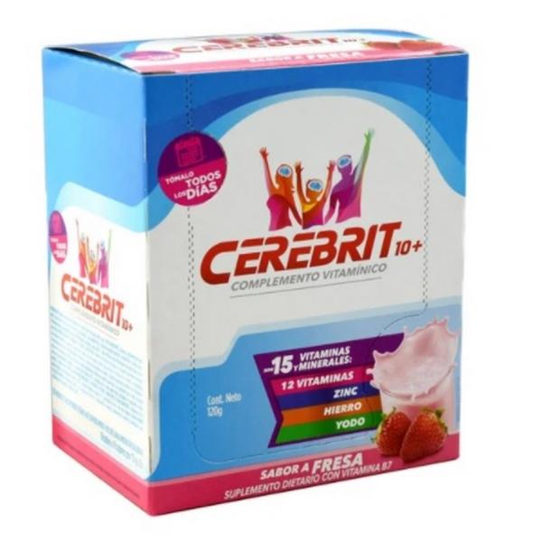 CEREBRIT 10+FRESA 15 GR. DISPLAY X 8 SBS