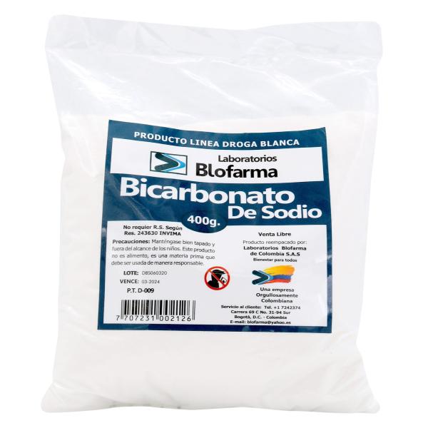 BICARBONATO DE SODIO DR.SANA 400 GRAMOS