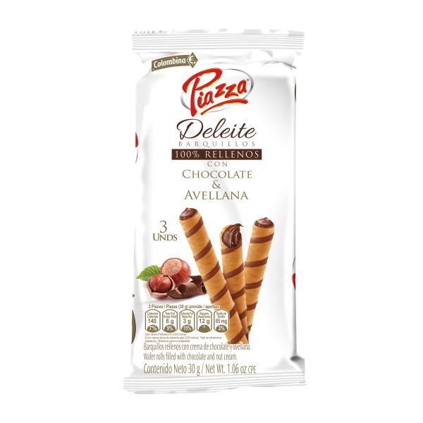 BARQUILLOS PIAZZA DEL.CHOC.AVE.3UND 30GR