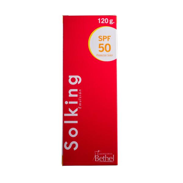 SOLKING EMULSION SPF50 120 GRAMOS