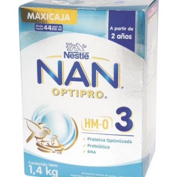NAN OPTIPRO HMO 3 MAXICAJA 1.4 KG. (PAE)