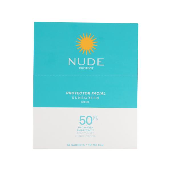 PROTECT NUDE FACIAL SPF50 12 SOBRE 10 ML