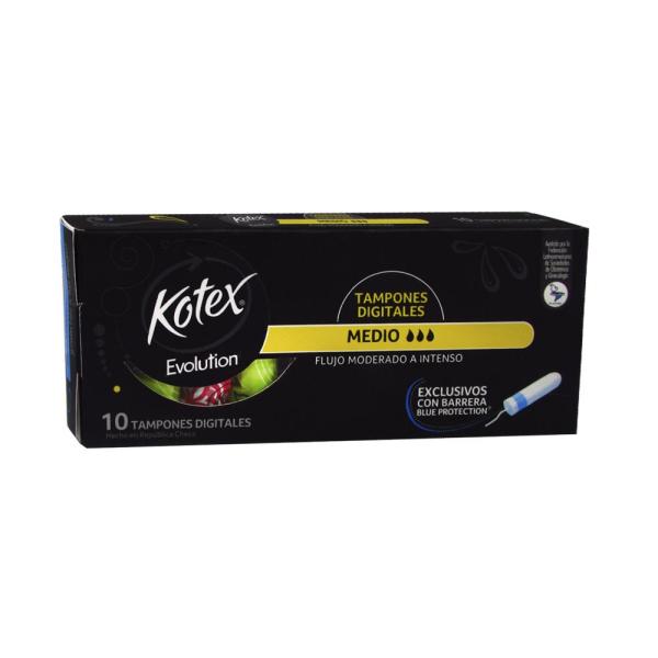 TAMPONES DIG.KOTEX MED 12 UNIDADES