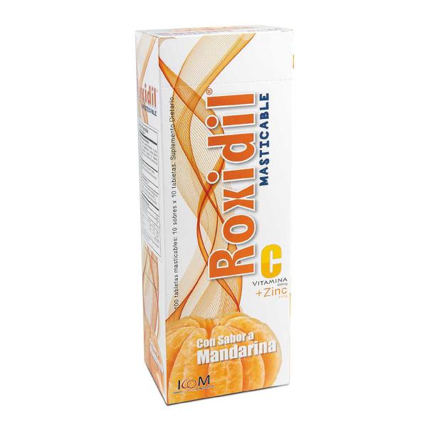 ROXIDIL VIT.C MAS.500MG+ZINC MAN.100 TBS