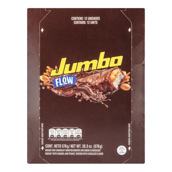CHOCOLATINA JUMBO FLOW 12 UND 576 GRAMOS