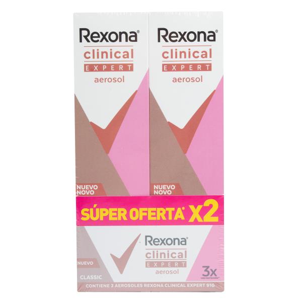 2 DTE REXONA AER CLIN CLASS EXPER 91GR M