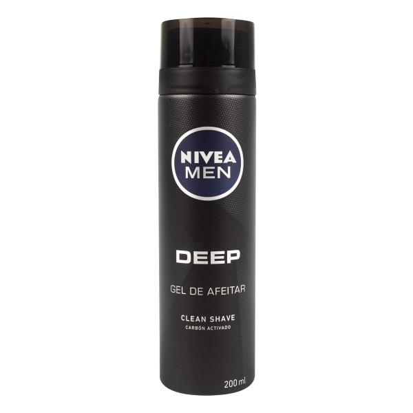 GEL DE AFEITAR ANT. NIVEA DEEP MEN 200ML