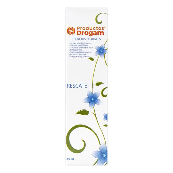 ESENCIAS FLORALES RESCATE 25 ML DROGAM
