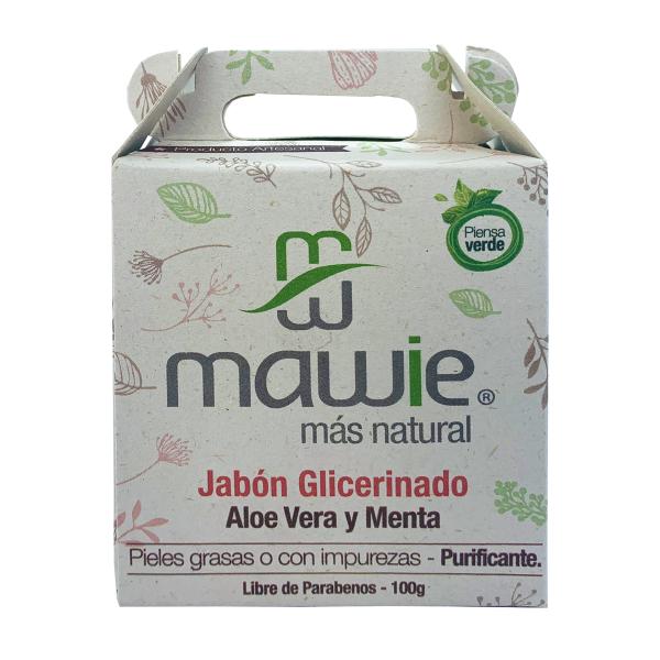 JABON MAWIE ALOE VERA MENTA 100 GR