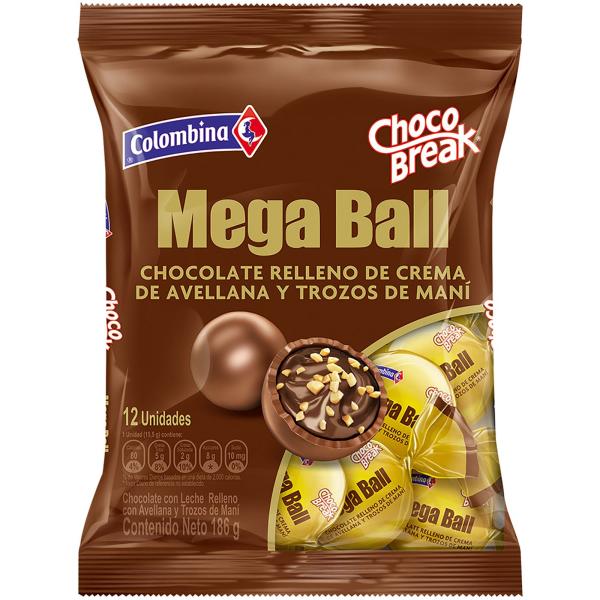 CHOCO BREAK MEGA BALL 12 UND 168 GR.