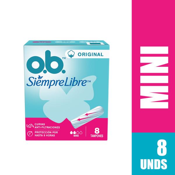 TAMPON OB ORIG. SIEMPRE LIBRE MINI 8 UND