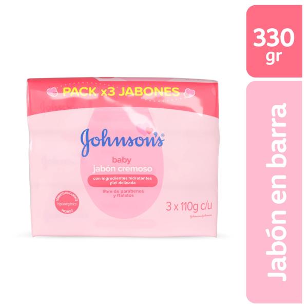 3 JABON JJ BABY HUMECTANTE 110 GR
