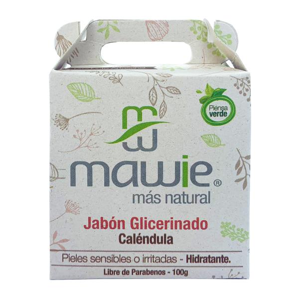 JABON GLICERINADO CALENDULA MAWIE 100 GR