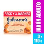 3 JABON JJ ADULTO AVENA 110 GR